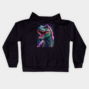 Colourful T Rex Dinosaur Kids Hoodie